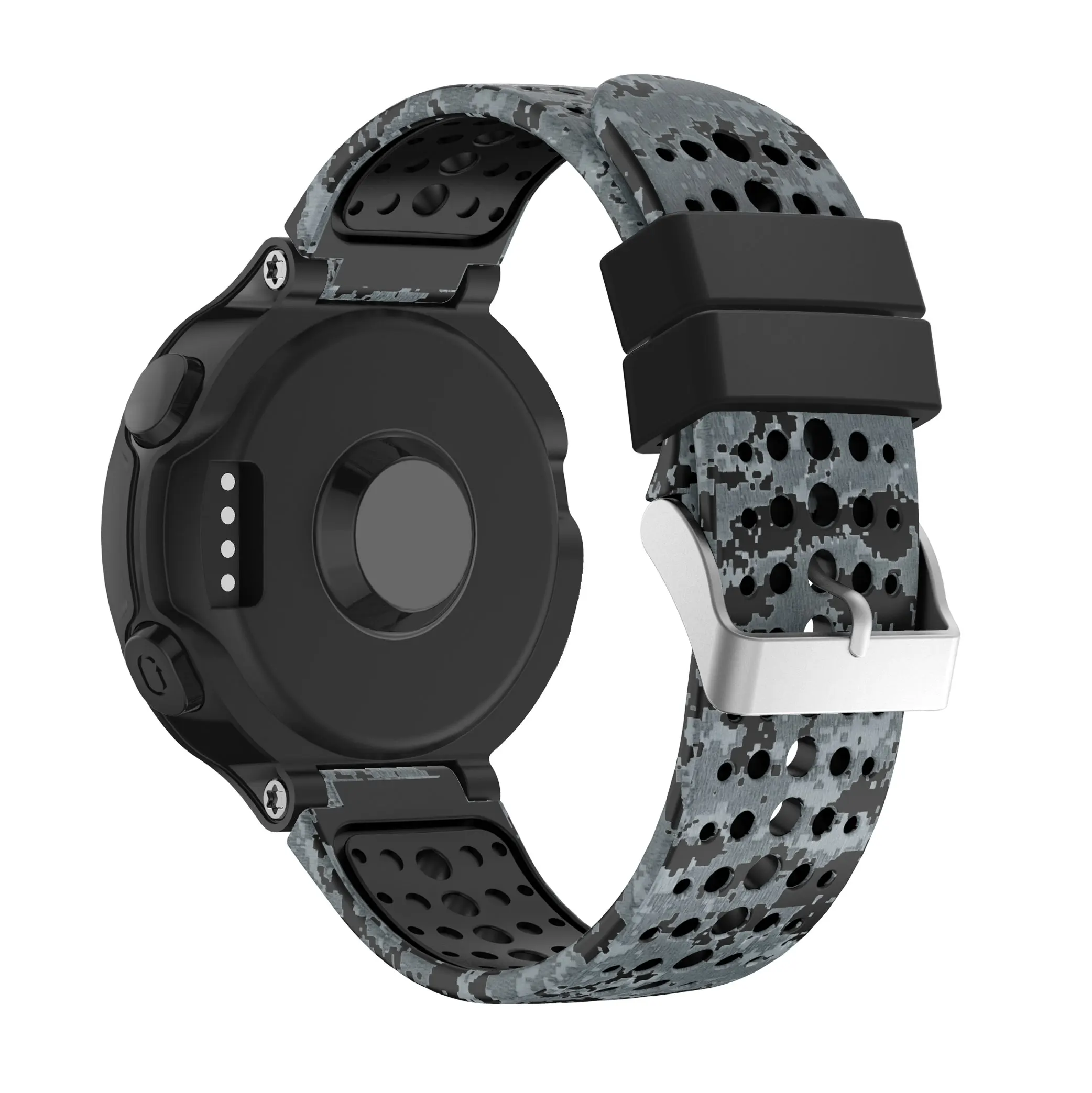 Yayuu печатных силиконовый ремешок для наручных часов для Garmin Forerunner 220/230/235/620/630/735XT сменный Браслет ремешок с пряжкой