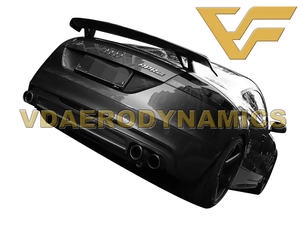 Подходит для 07-14 Audi TT TTS VAD-GT углеродного волокна спойлер на задний багажник, крыло-3 вида стилей