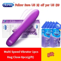 Durex вибратор мульти-скорость Водостойкий G Spot эротический фаллоимитатор, вибратор секс-игрушки для женщин Vibrador