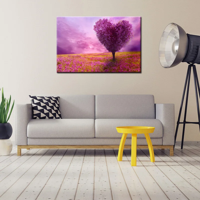 Violet abstrait paysage encadrée TREBLE TOILE Imprimer Wall Art Violet abstrait paysage encadrée TREBLE TOILE Imprimer Wall Art