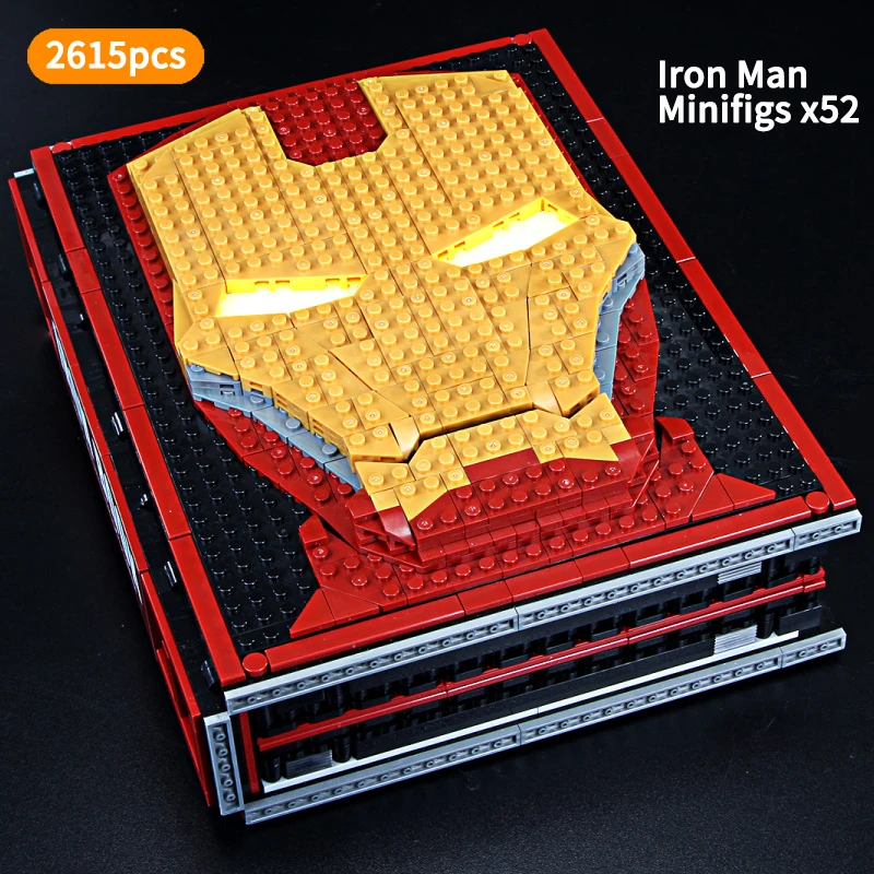

Marvel Avenger Super Heroes Spider man Iron Man Collections Book Include 52 Minifigs Figures Building Block Toys For Children