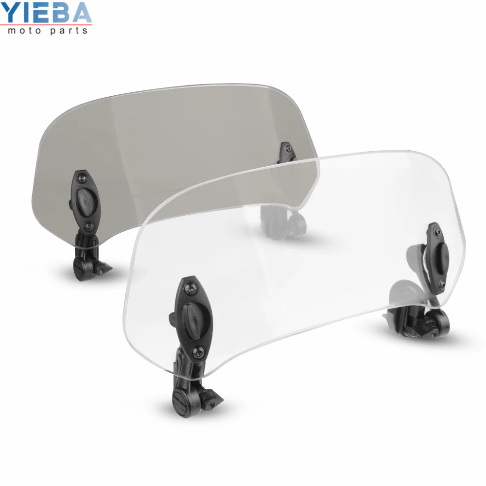 Motorcycle accessories Rising Adjustable Windscreen Windshield Extend Air Deflector For kawasaki ER6N VERSYS 300X 300 X250 1000