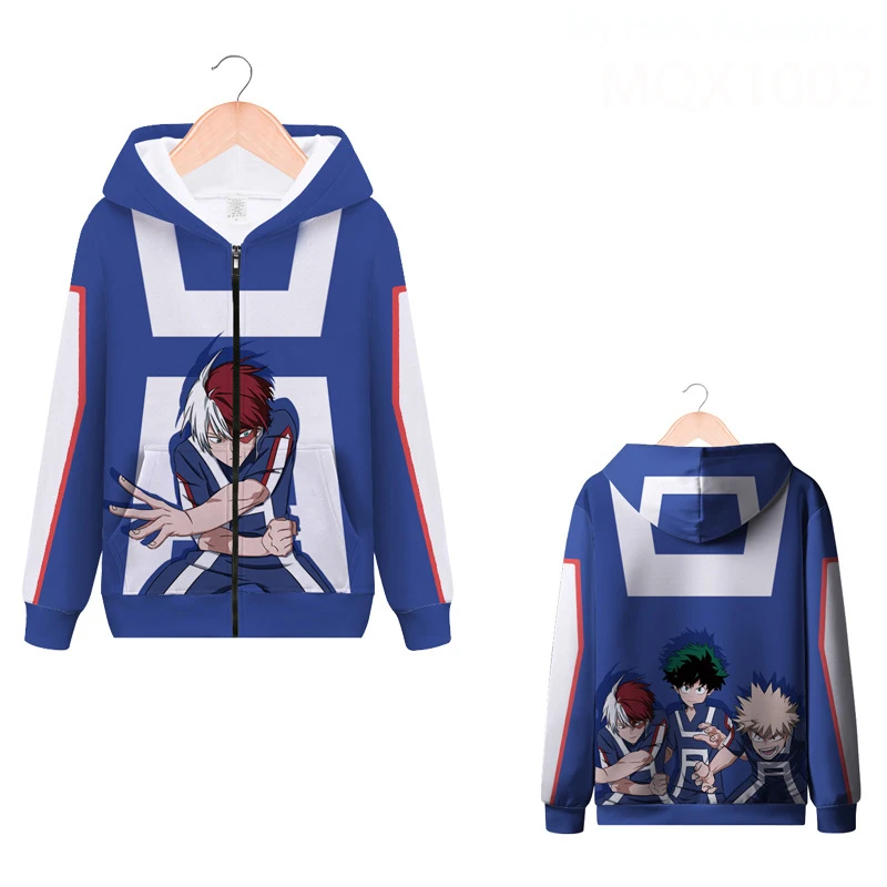 Мой герой Academy Bakugou Katsuki Todoroki Shoto мидория изуку куртка, костюм для косплея Boku no Hero academic толстовка с капюшоном