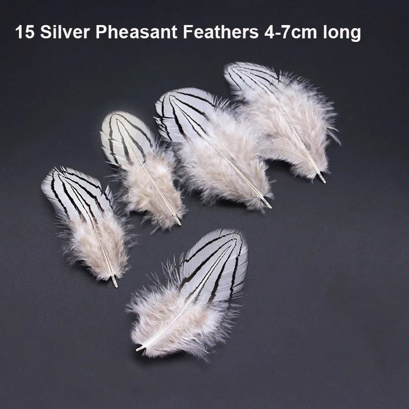 50Pcs/Lot! White Ostrich Goose Pheasant Feathers for Crafts Chicken Turkey Feather Wedding Party Accessories Decoration Plumes