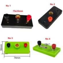Обучающий экспериментальный E10 патрон лампы физический опыт техинга школа обучения эквитмент штепсельный соединитель лаборатории