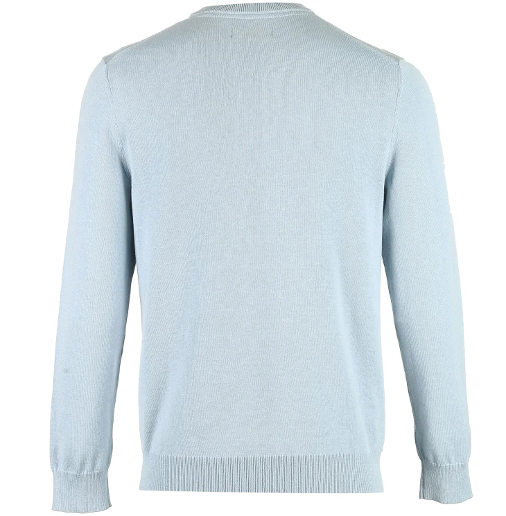 SELECTED Colour Matching Pattern Round-collar Knitted Sweater |419124552