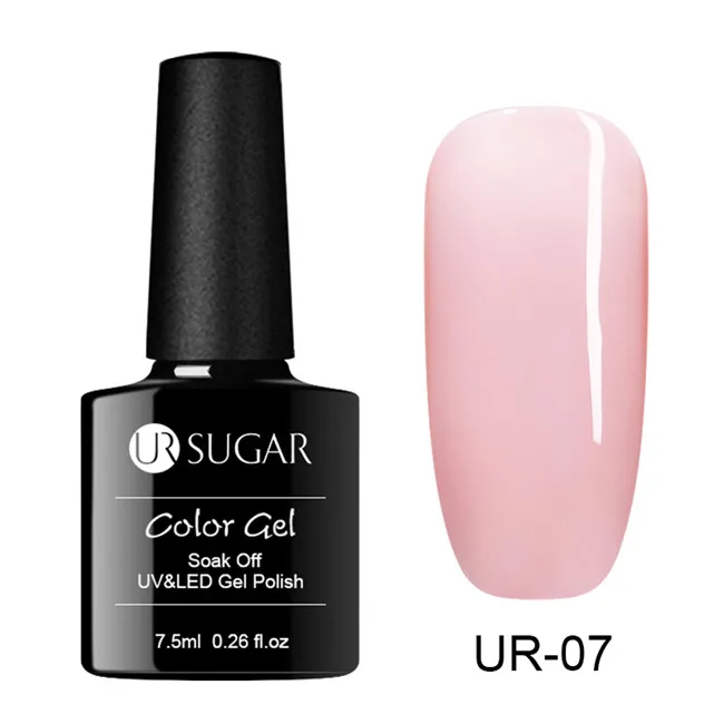 Color Gel 7 UR SUGAR 7,5 мл розовый кошачий глаз лак для ногтей жемчужный корпус УФ Магнитный Гель-лак розовое золото замачиваемый УФ светодиодный лак для ногтей - Цвет: Color Gel 7