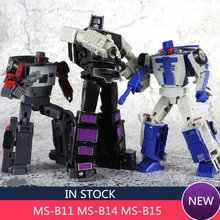 Nova transformação magic square menasor MS-B11 motormaster MS-B14 beat back breakdown MS-B15 collide wildrider figura de ação