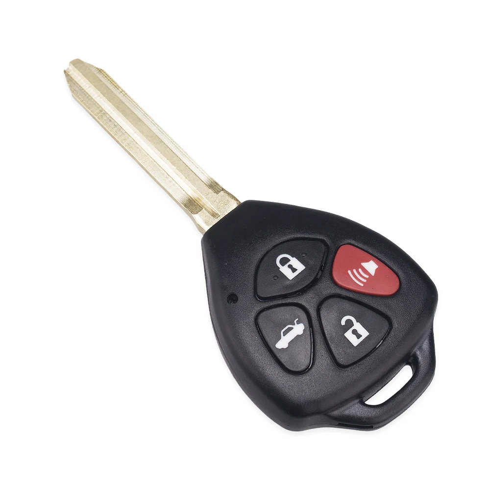 KEYYOU 10x4 кнопки дистанционного управления чехол для автомобильного ключа замена Fob
