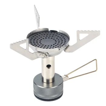 

Mini 3000W Outdoor Stove Alloy Folding Mini Camping Oven Survival Furnace Stove Pocket Picnic Cooking Gas Burner Cookerymun