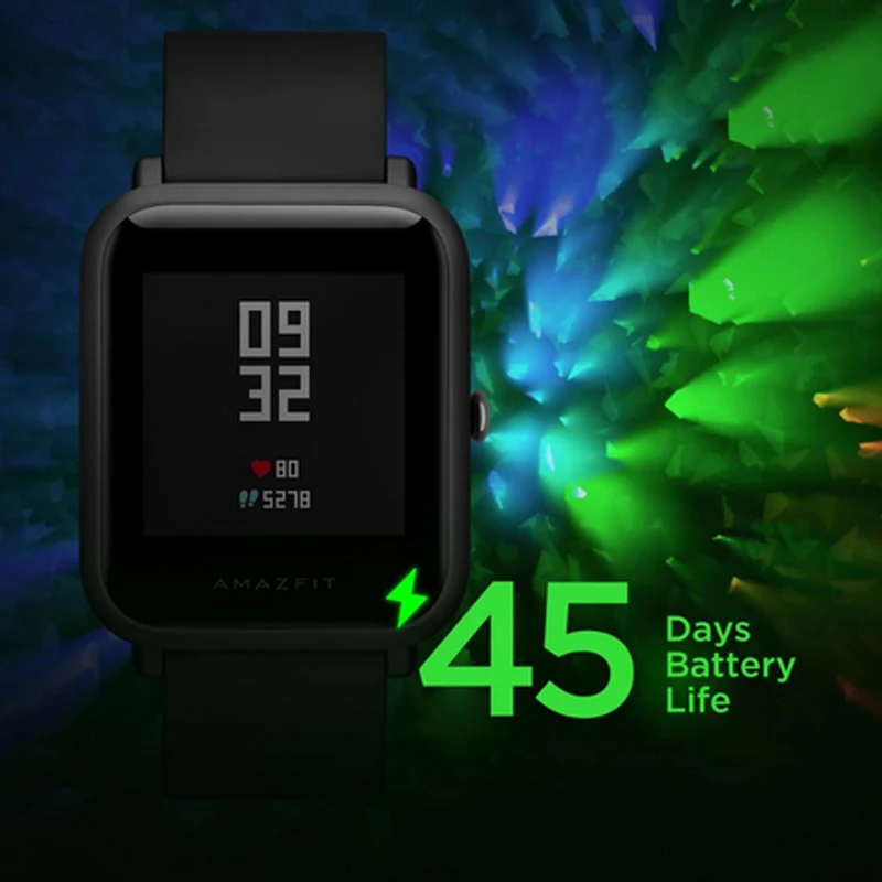 Предпродажа Amazfit Bip Lite Smartwatch 2 Global Edition в режиме ожидания 45 дней 3ATM