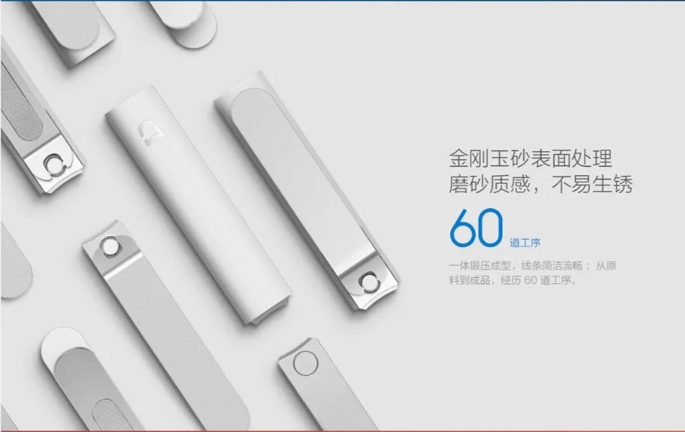 Xiaomi mijia машинка для стрижки ногтей из нержавеющей стали профессиональный триммер для ногтей Высокое качество машинка для стрижки ногтей инструмент для ногтей