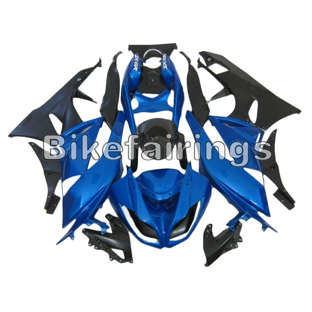 

Matte Blue and Black Lowers Fairings For Kawasaki ZX-6R ZX 6R 636 ZX6R 2009 2010 2011 2012 09 10 11 12 ABS Bodywork Kit