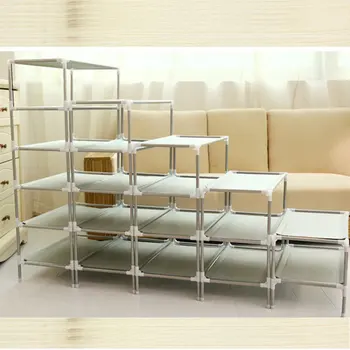 

Simple Multi Layer Shoe rack Nonwovens Easy Assemble Storage Shelf Shoe Cabinet