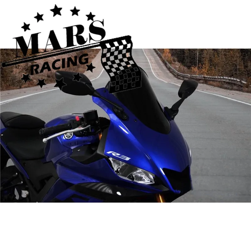 pára-brisas, Viser Deflector, YZF-R3, V2, 2019, 2020, YZF-R25, 19-20, YZF R3 R25