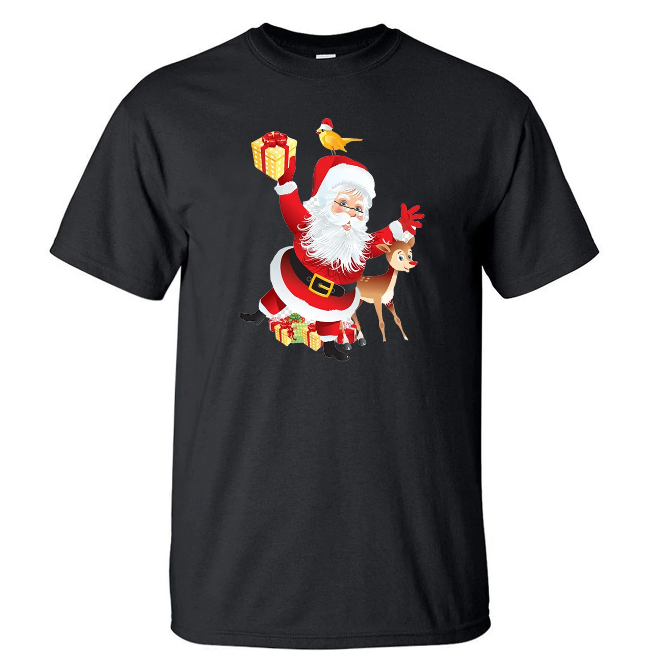 Feliz Navidad camiseta de hombre Camisetas masculinas pareja verde Claus camisetas Shirs camisa deportiva de verano|Camisetas| - AliExpress