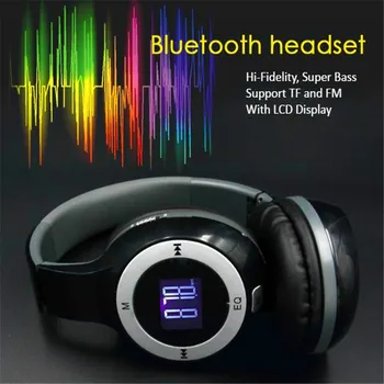 

Bluetooth Earphone Wireless Earphones Headphones Hifi High Bass Active Noise Reduction Display Headset Sport Ear Phones Handfree