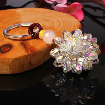 

Lucky Crystal Key Chain Drip Ball Key Chain Personalized Car Key Chain Creative Birthday Gift Couple Key Chain