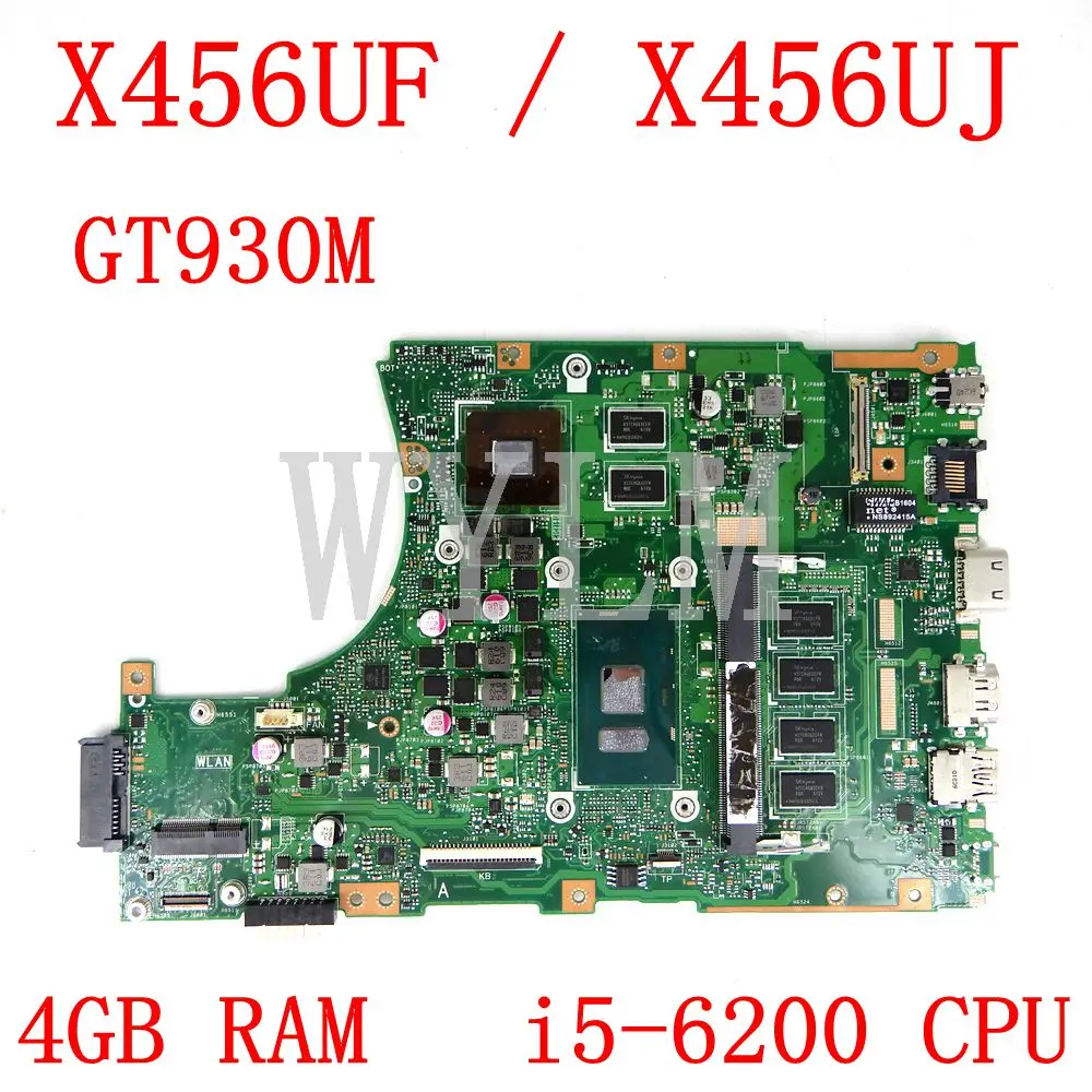  X456UF 4GB RAM i5-6200CPU 930M/2G Mainboard REV 2.2 For ASUS X456UF X456UJ X456U laptop motherboard