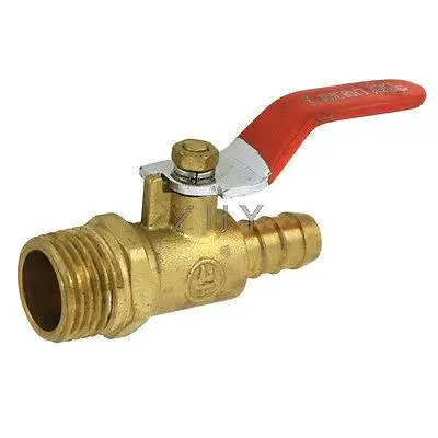 9 мм шлангов до 1/" PT Мужская резьба в линии запорный шаровой клапан