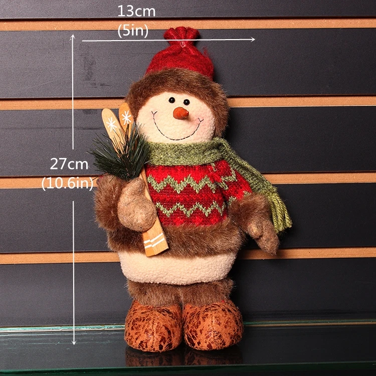SDZS09502 Navidad статуэтка, рождественские украшения для дома, Санта-Клаус, снеговик, Рождественские куклы, Рождественский подарок на год для детей, Natal - Цвет: SDZS09502