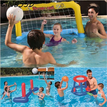 

Inflatable Pool Float Pool Toys Party Football Volleyball Basketball Ball Water Mattress Sports Games Adult Children Swim Circle