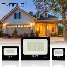 1 шт. ac220v 10 Вт 20W50W 100 Вт 200 Вт 300 Вт 400 Вт Светодиодный прожектор Точечный светильник SMD IP66 для ночного строительства парковка для внутреннего/наружного освещения