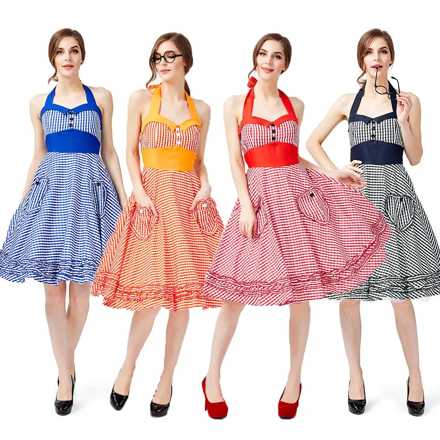 Umorden Октоберфест Женщины Девушки Maiden Dirndl немецкий пивной горничной костюм