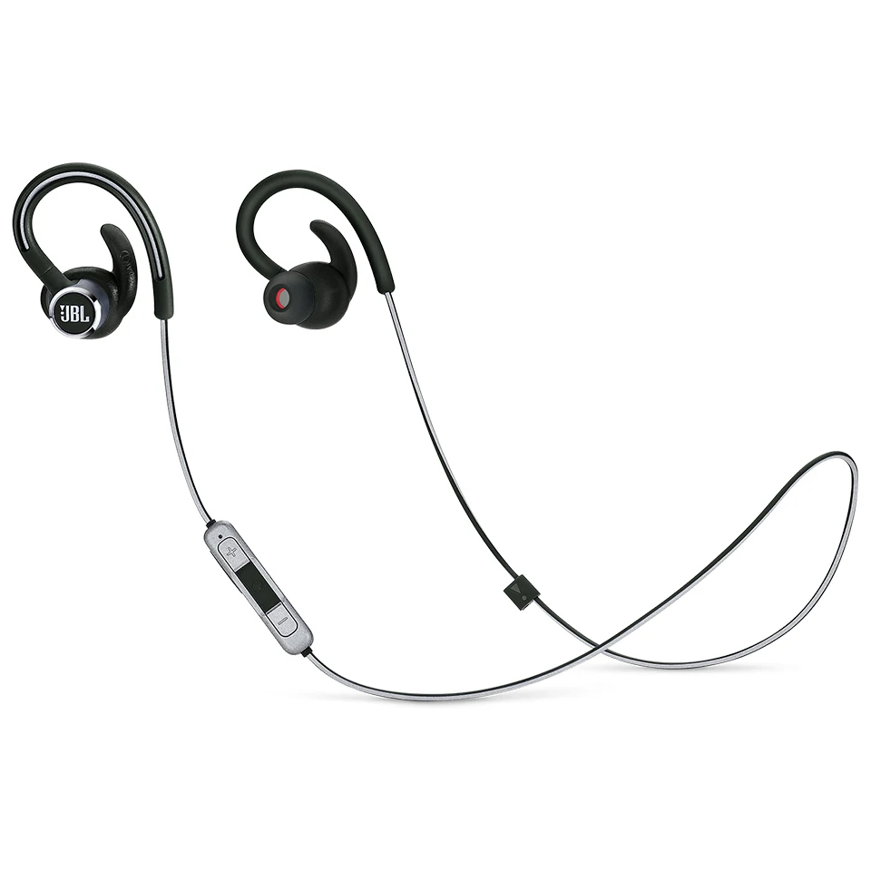 JBL Reflect Contour 2 Wireless Bluetooth Sport Headphones 3 Button Remote with Mic IPX5 Sweatproof Gym Headset Bass Earphones
