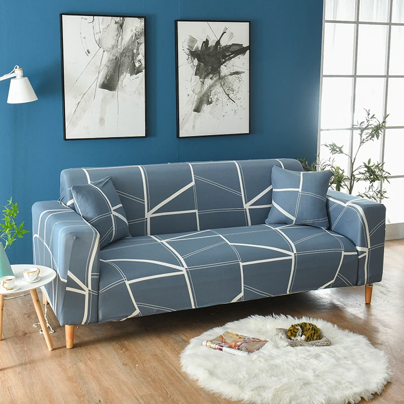 Цветочные чехлы для диванов растягивающиеся покрытия для мебели эластичные чехлы для диванов для гостиной Copridivano чехлы для диванов