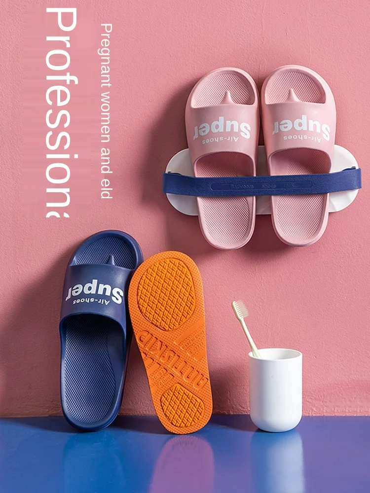 Old Man Antiskid Slippers Summer The Shower Soft Bottom Indoor Floor Home Men Bathroom Slippers Flat with ?in The Summer of 2020