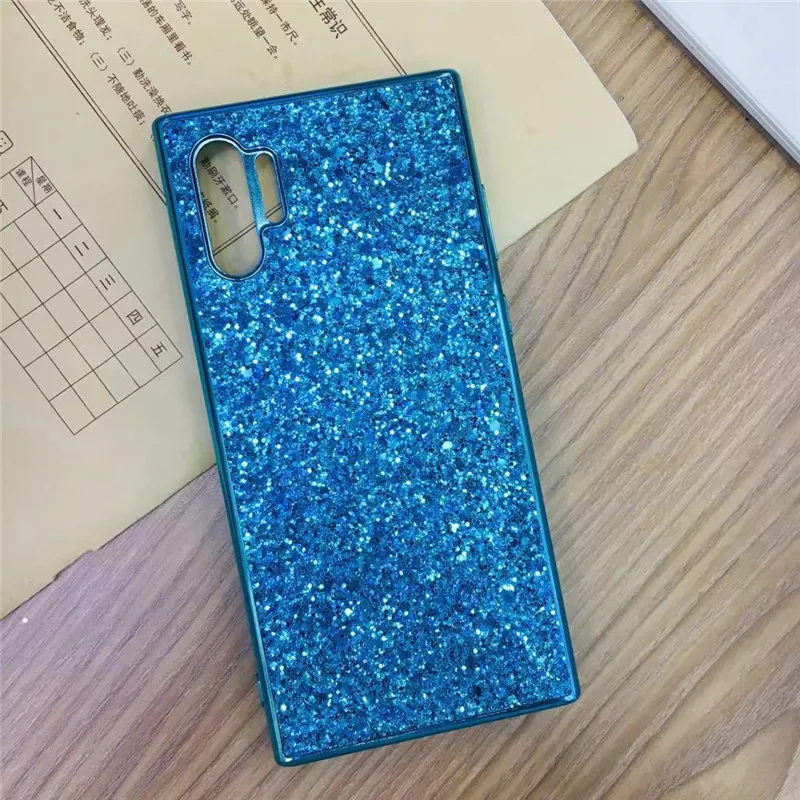 DCHZIUAN роскошный блестящий чехол для телефона samsung Galaxy Note 8 Note 9 Note10 S10 Plus чехол для samsung S8 S9 Plus Capa - Цвет: BLUE