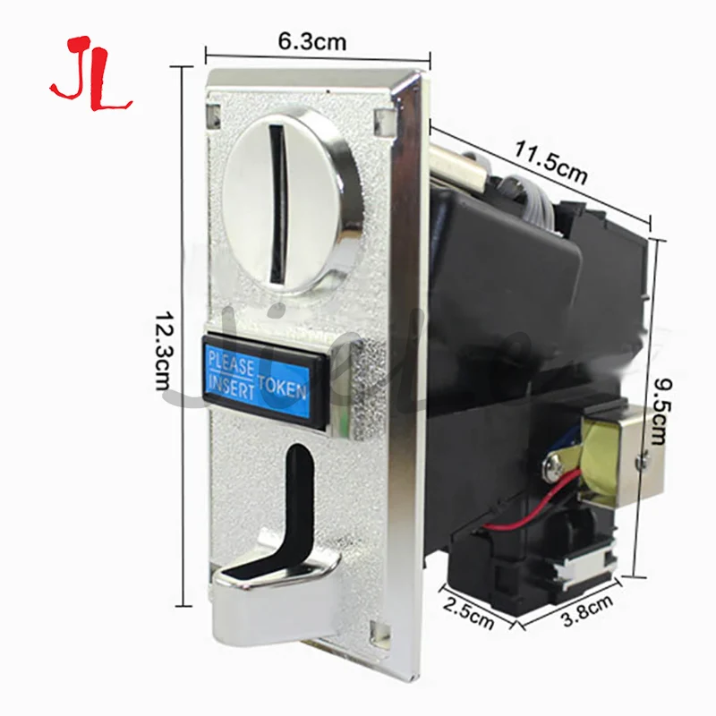 

Multi coin acceptor Electronic Roll Down Mechanism CPU Programmable 6 Type coin selector washing machine factory price