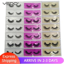YSDO ресницы 1 пара 3d норковые ресницы натуральные накладные ресницы maquillaje мягкие норковые ресницы драматические ресницы искусственные ресницы