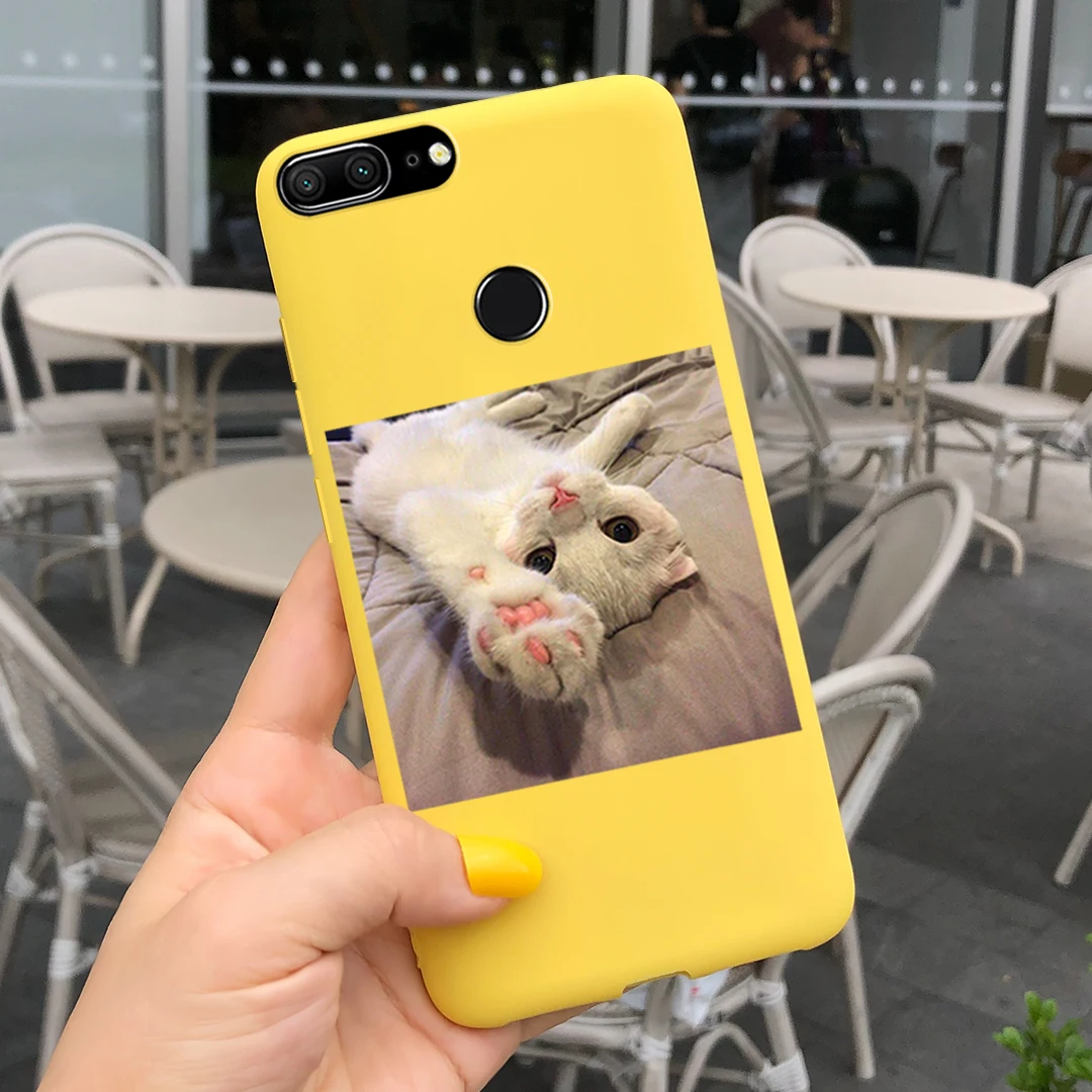 Cute Bee and Butterfly Soft Silicone Phone Case for Honor 9 Lite - Stylish Back Cover