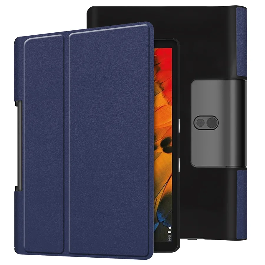 Тонкий умный чехол из искусственной кожи для Lenovo Yoga Smart Tab YT-X705F 2019 чехол-подставка