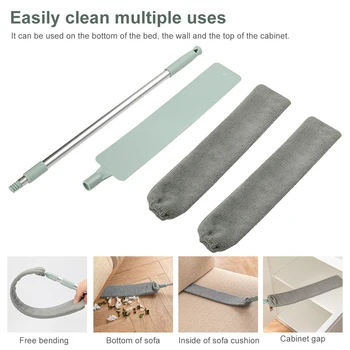 

Magic Dust Brush Long Handle Mop Household Cleaning Bed Bottom Gap Clean Sweeping Dusty Microfibre Duster