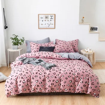 

OLOEY 100% cotton bedding set duvet cover bed linen soft sheet pillowcases twin full queen size quilt cover multiple colour