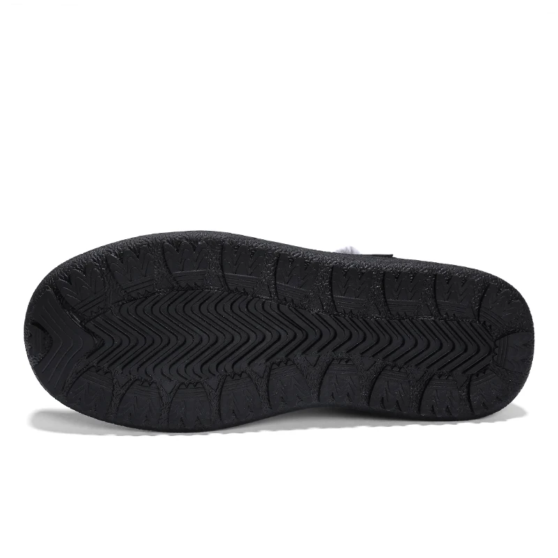 Najtaniej Męskie Plus futrzane buty do chodzenia skórzane ciepłe antypoślizgowe zimowe buty śnieżne wytrzymałe gumowe duże rozmiary Casual męskie botki na zewnątrz Hot