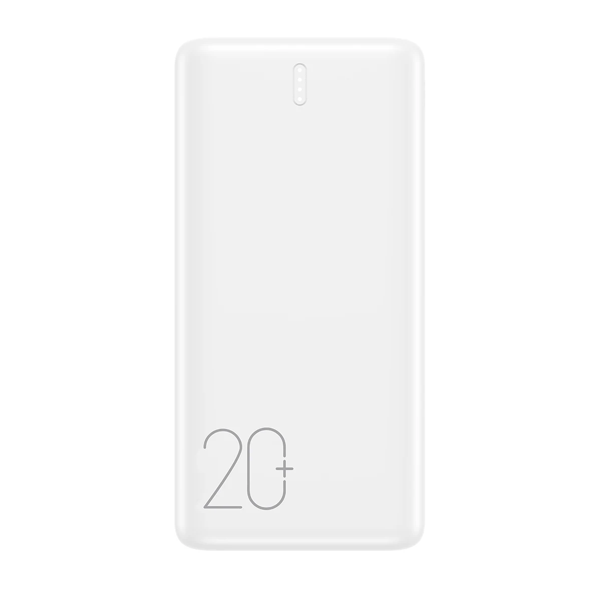 ROCK 20000 мАч Внешний аккумулятор для iPhone 11, Xiaomi, huawei, быстрая зарядка, портативный внешний аккумулятор, повербанк, аккумуляторы, внешний аккумулятор - Цвет: Белый