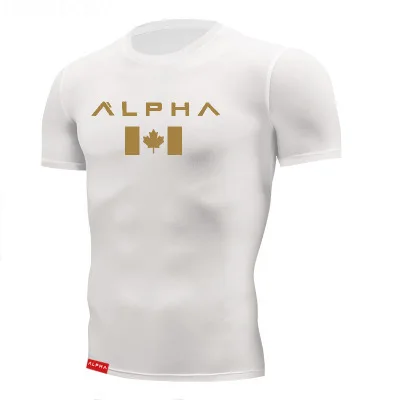 3 Крутые мужские футболки, модная футболка ALPHA Industries, хлопковая футболка с коротким рукавом, летняя стильная удобная футболка, размер M-4XL - Цвет: 3