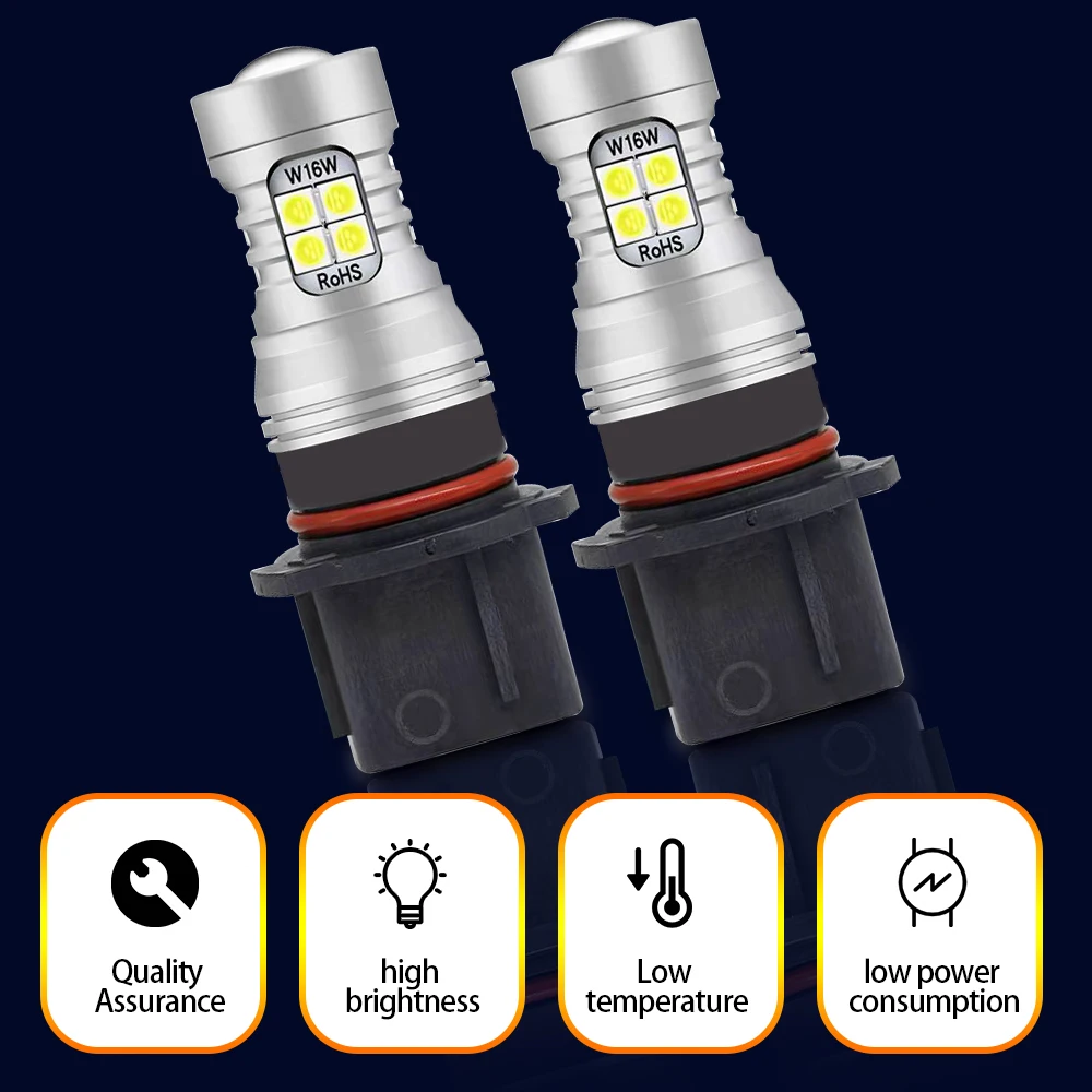2pcs LED ְ  Ʈ DRL   Canbus No Error P13W For Mazda CX-5 2013 2014 2015
