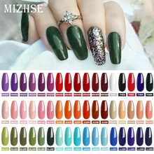 7 MIZHSE ML Polonês Gel Soak Off Nail Art UV Gel Unha Polonês Para Nials Gel UV LED Cores de Base Top Coat Não Limpe Mtte Vernizes Gel(China)