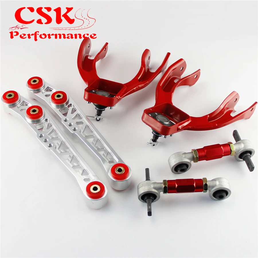 Lower Control Arm LCA+Front Upper+ Rear Camber Kit Fits For Honda Civic
