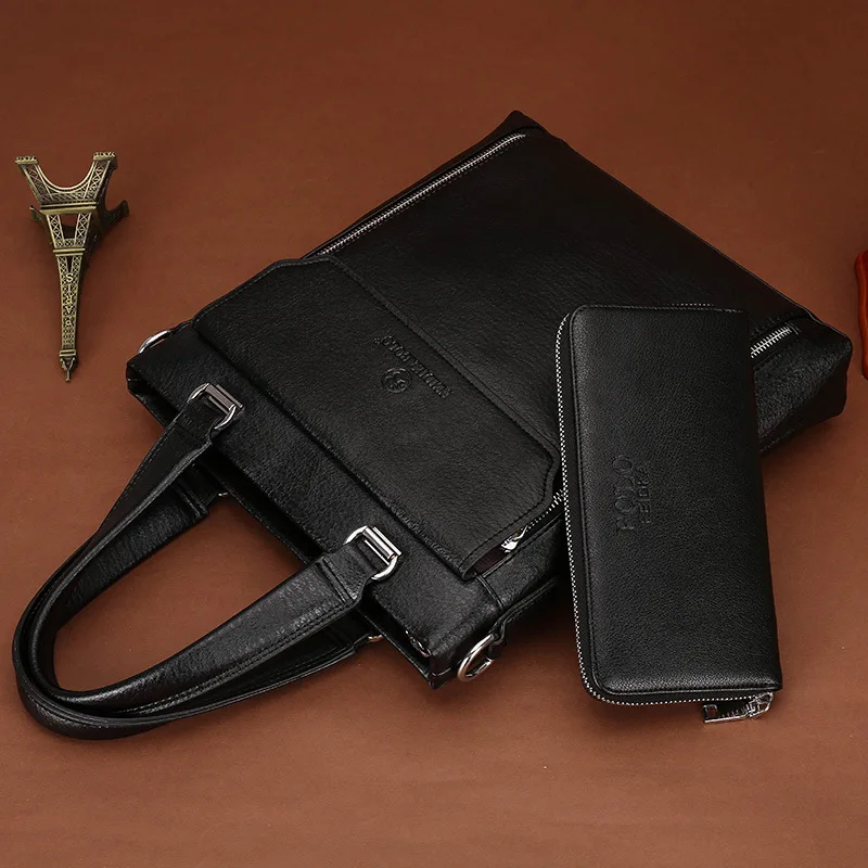 

2016 New Style Fee Dika Polo Men's Bag Different Size Bags Shoulder Bag/ Hand Bag Shoulder Briefcase ban gong bao