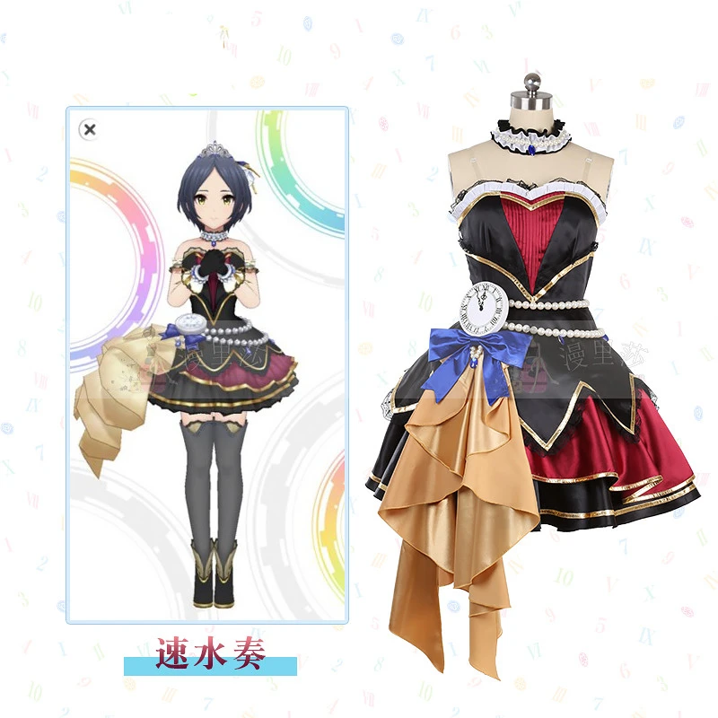 Аниме IDOLM@ STER Золушка девушки: Звездная сцена Kanade Hayami Лолита платье Милая Униформа H