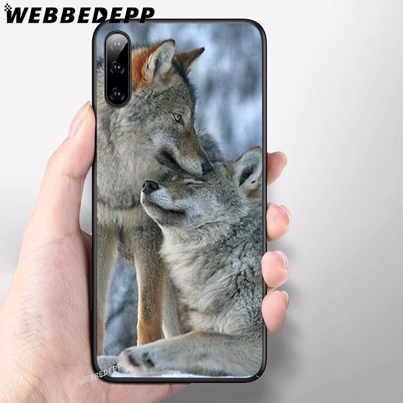 Животных "Волк" Храбрый мягкая термополиуретановая крышка-чехол для Huawei Honor 6a 7A 7C 8C 7X8X8 9 10 Lite 9X20 Pro Note 10 вид 20