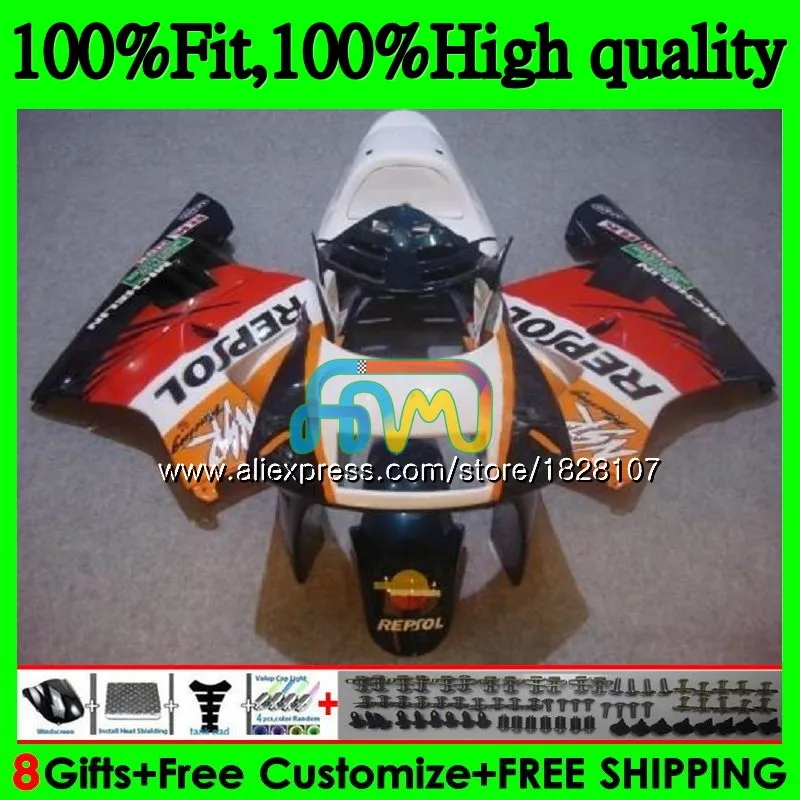Литья под давлением для HONDA MC28 NSR250R 94 95 96 97 99 Repsol Горячая 86BS. 33 СМП 250 250R NSR250 R 1994 1995 1996 1997 1998 1999 обтекатель