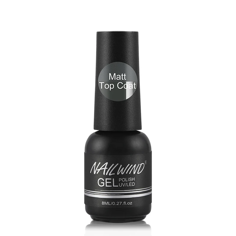 MATTE TOP COAT NAILWIND матовый гель для ногтей polsih Гибридный Полупостоянный УФ светодиодный базовый гель для ногтей для маникюра Набор гель-лака - Цвет: MATTE TOP COAT