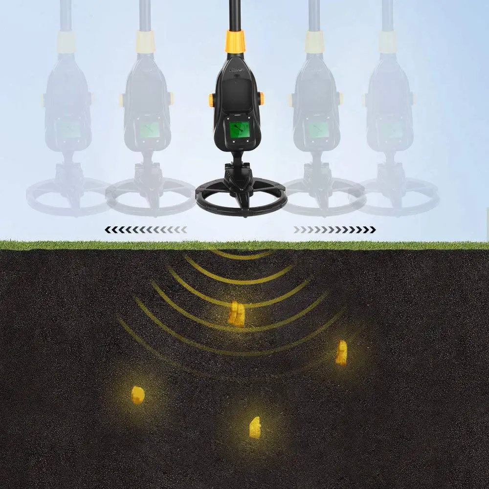 MD-1008A kids metal detector as a good gift for children Metal Finder Mainly for Kids with Large Back-lit LCD Display
